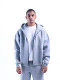 Pledges Light Grey Zip-Up Jacket