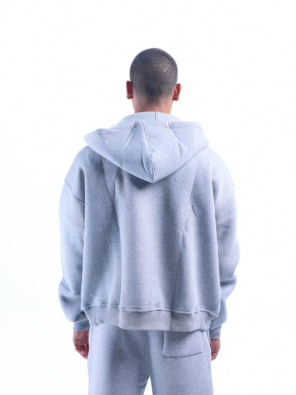 Pledges Light Grey Zip-Up Jacket