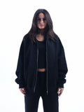 Pledges Black Zip-Up Jacket