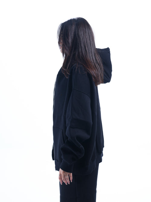 Pledges Black Zip-Up Jacket