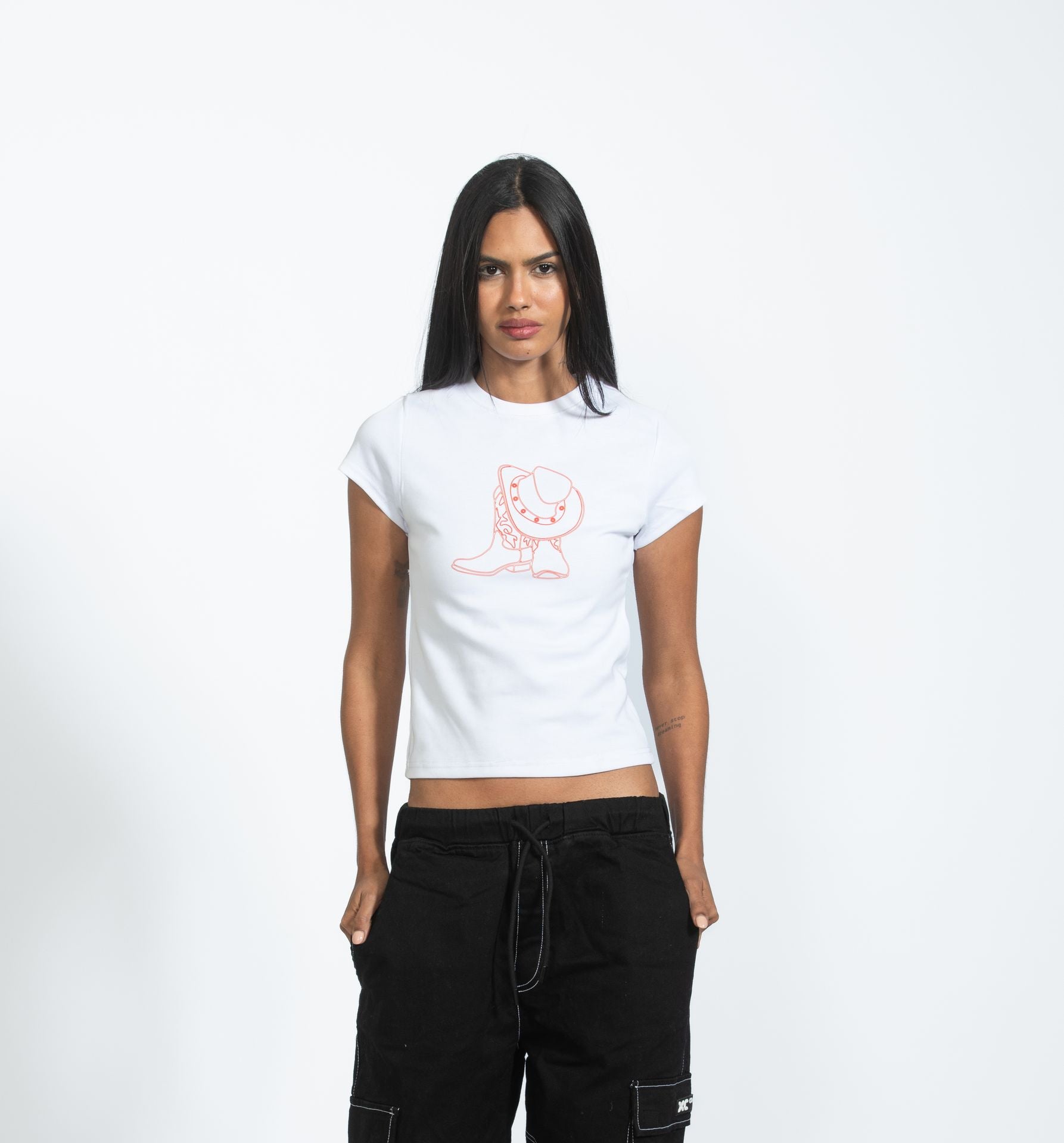 Pledges Cow Boy Baby Tee