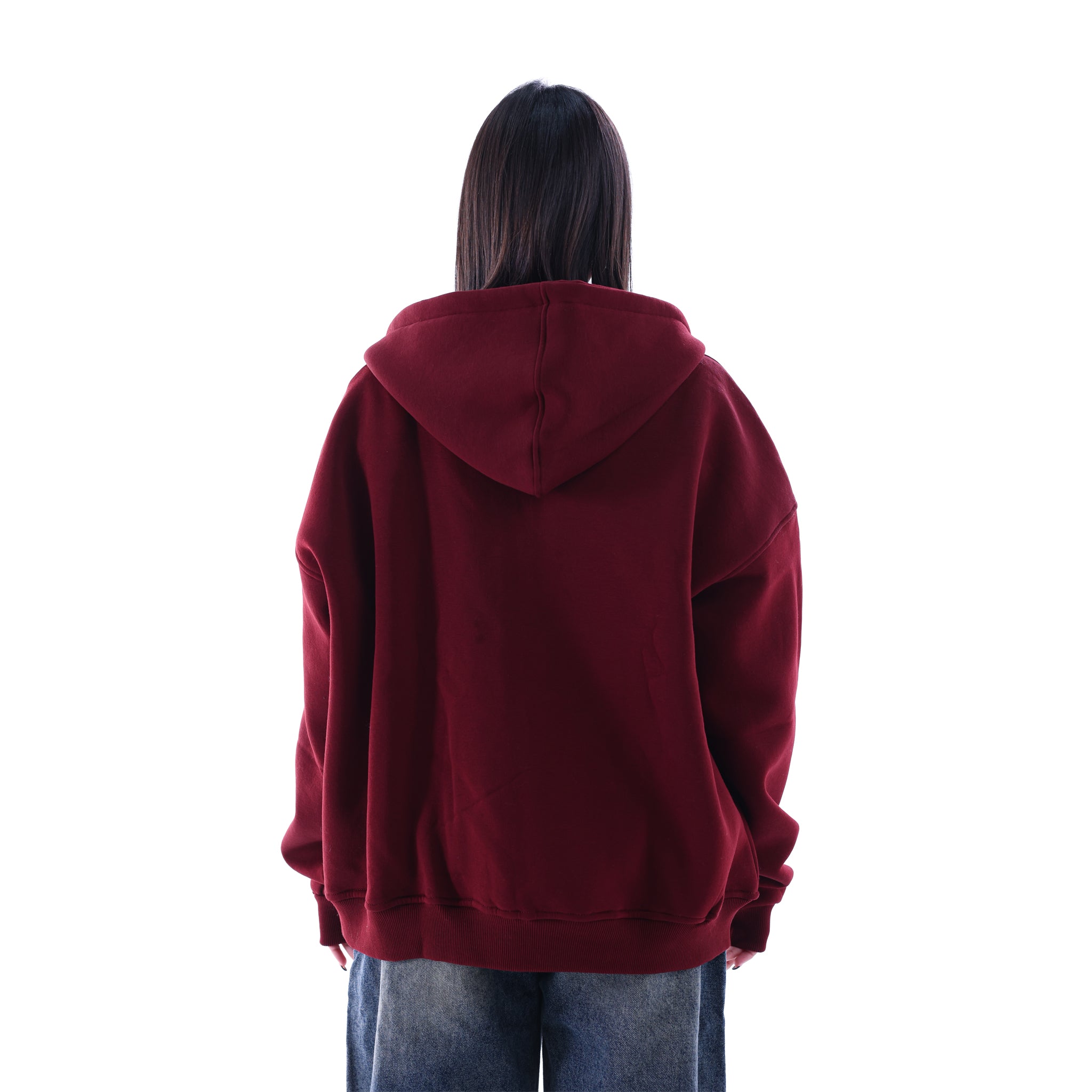 Pledges Burgundy Zip-Up Jacket