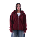 Pledges Burgundy Zip-Up Jacket