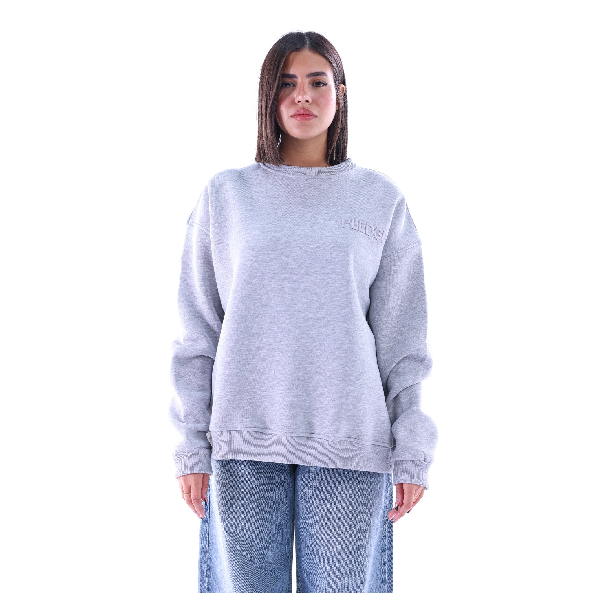 Pledges Light Grey Crewneck