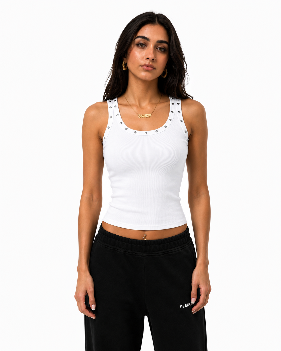 Studded Tank Top